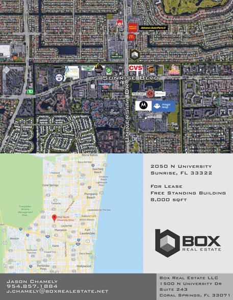 2050 N University Dr, Sunrise, FL à louer - Photo du bâtiment - Image 3 de 22