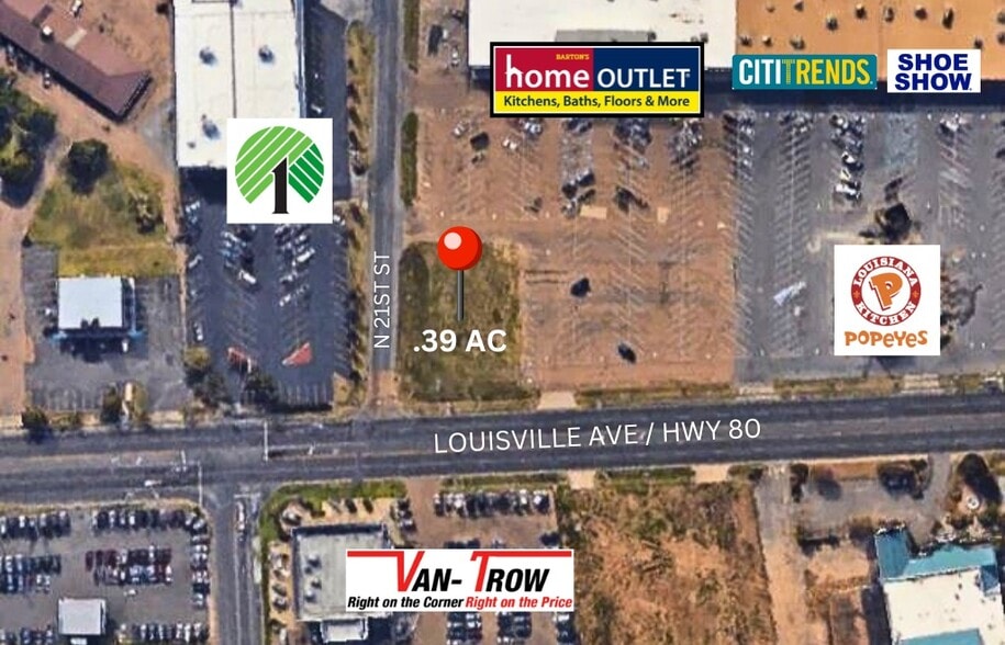 2020 Louisville Ave, Monroe, LA for sale - Aerial - Image 2 of 5