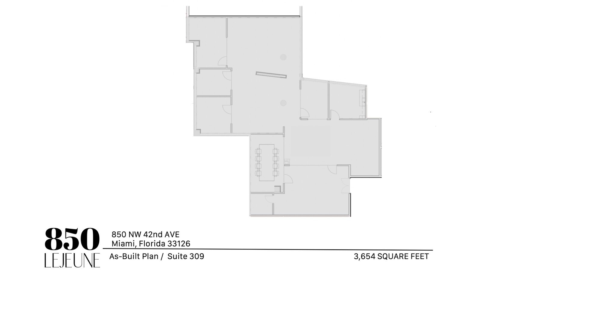 850 NW 42nd Ave, Miami, FL à louer Plan de site- Image 1 de 1