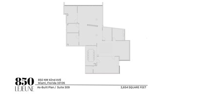 850 NW 42nd Ave, Miami, FL à louer Plan de site- Image 1 de 1