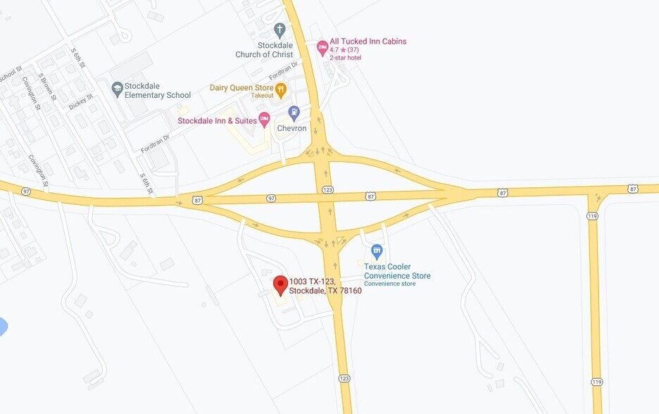 1003 S State Highway 123, Stockdale, TX for sale - Building Photo - Image 2 of 2