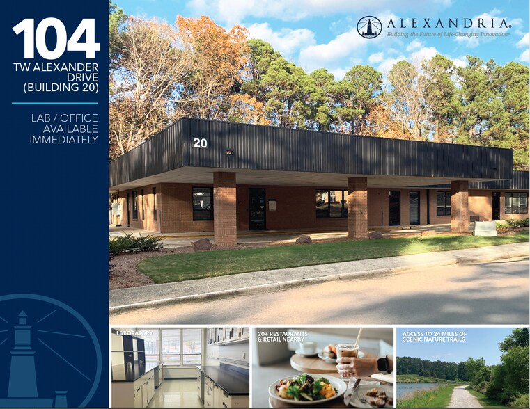 104 TW Alexander Dr, Durham, NC for lease - Building Photo - Image 1 of 1