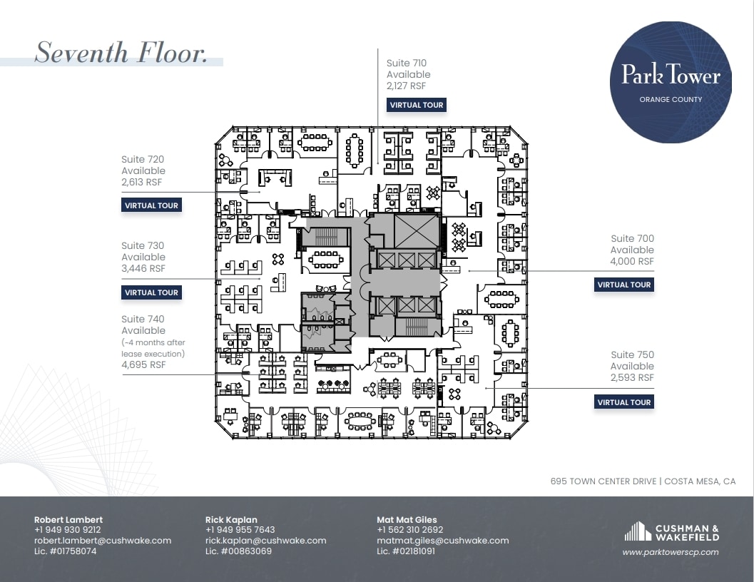 650 Town Center Dr, Costa Mesa, CA for lease Floor Plan- Image 1 of 1
