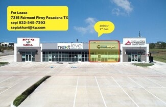 Plus de détails pour 7315 Fairmont Pkwy, Pasadena, TX - Commerce de détail à louer