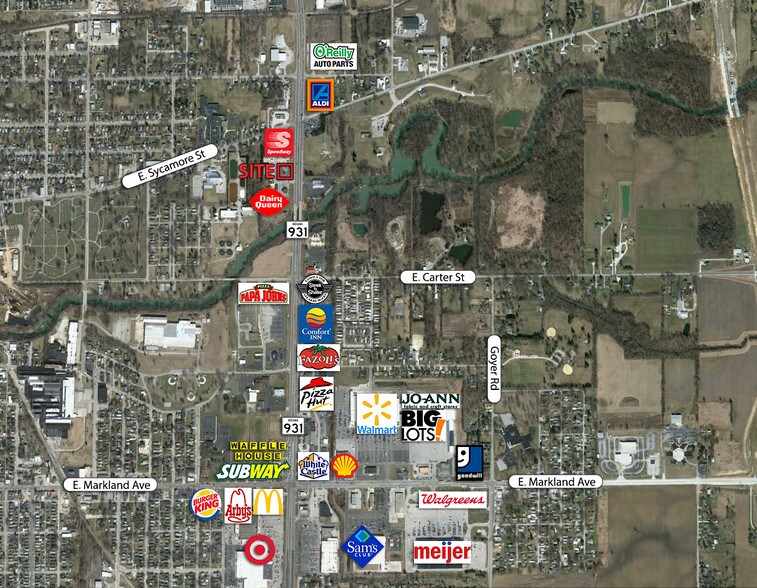 148 Creekside Dr, Kokomo, IN à louer - Aérien - Image 2 de 6