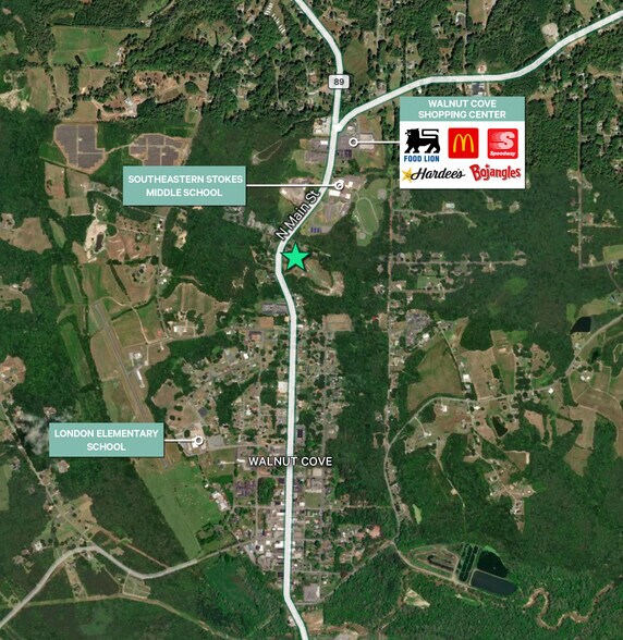 111 Smith St, Walnut Cove, NC à vendre - Aérien - Image 2 de 2