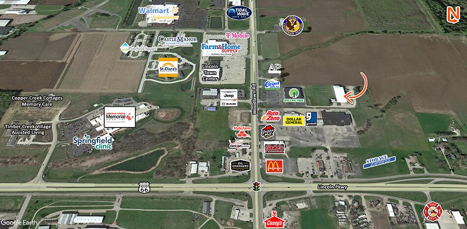 1304 Woodlawn Rd, Lincoln, IL à vendre - Photo du bâtiment - Image 2 de 10