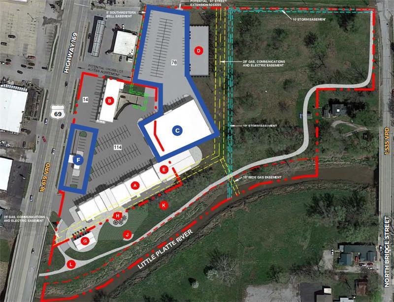 111 N US Highway 169, Smithville, MO for lease Aerial- Image 1 of 2