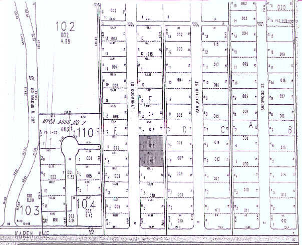 2626 Lynnwood St, Las Vegas, NV for sale Plat Map- Image 1 of 10