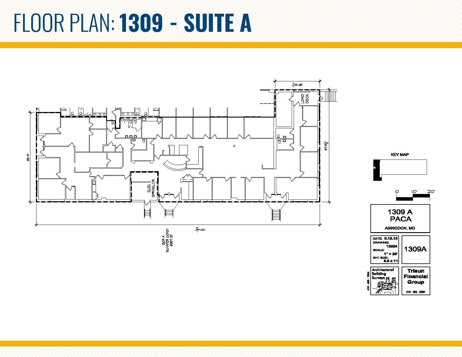 1301 Continental Dr, Abingdon, MD à louer Plan d’étage- Image 1 de 1
