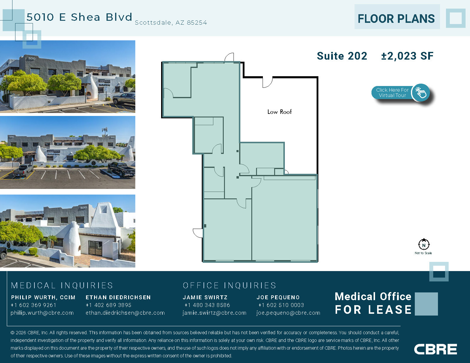 5010 E Shea Blvd, Scottsdale, AZ à louer Plan d’étage- Image 1 de 1