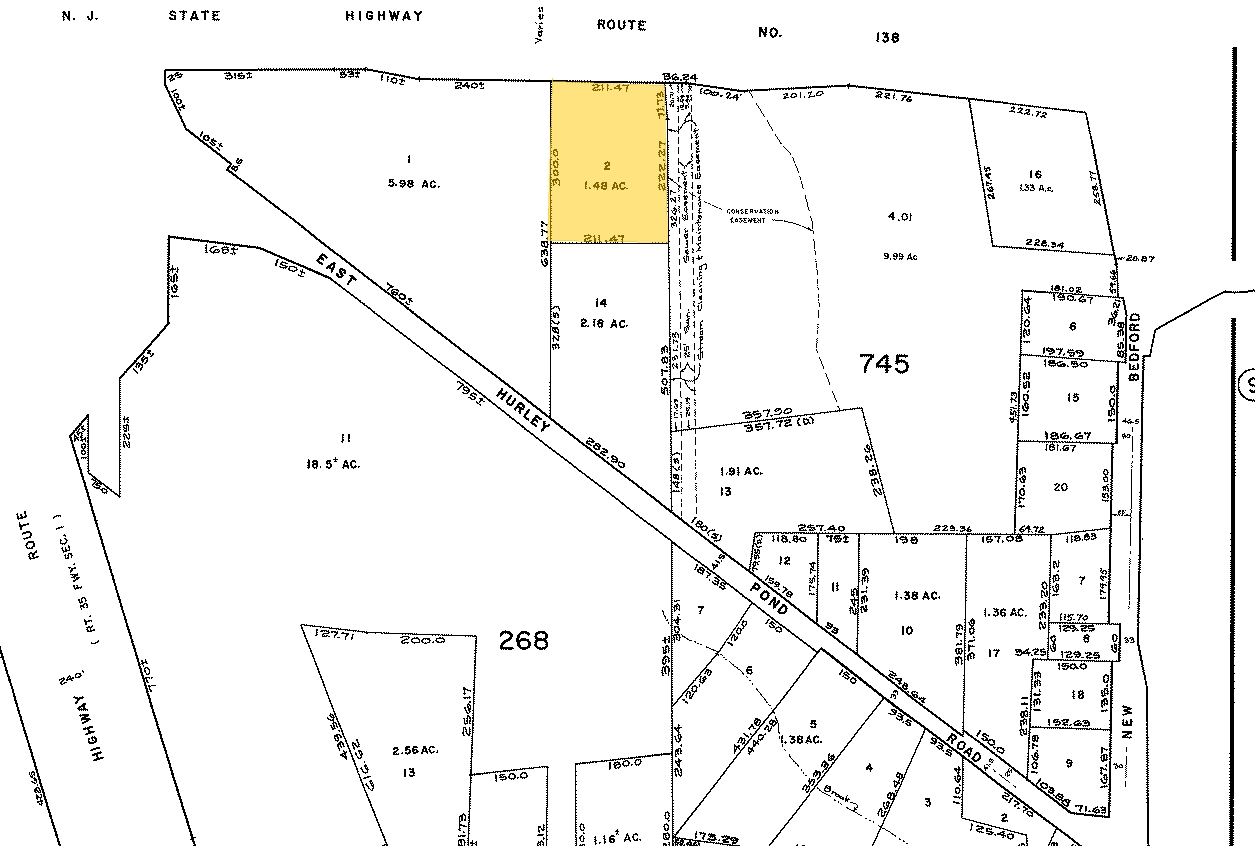 2635 Highway 138, Wall Township, NJ à vendre Plan cadastral- Image 1 de 1