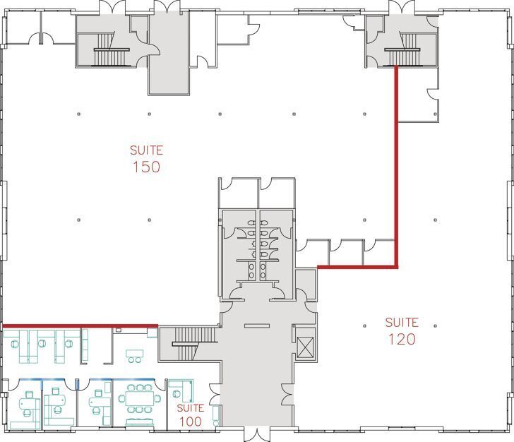 4835 Eastgate Mall, San Diego, CA for lease Floor Plan- Image 1 of 1