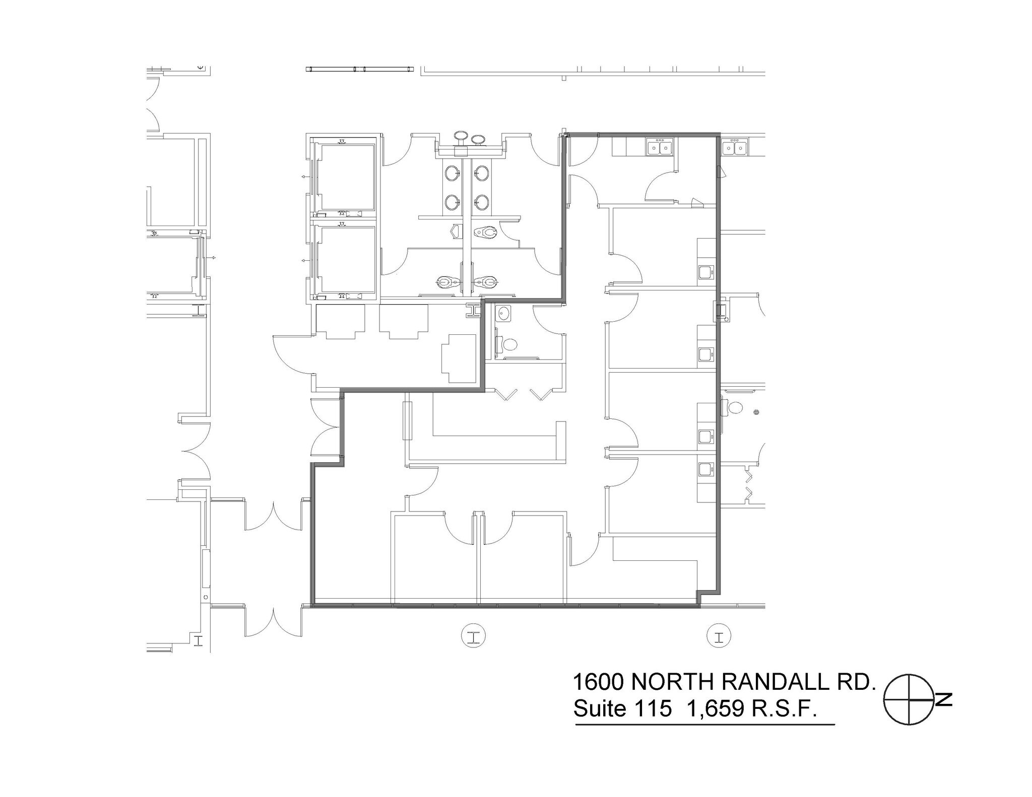1600 N Randall Rd, Elgin, IL à louer Plan d’étage- Image 1 de 1