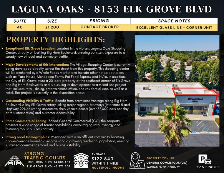 8153 Elk Grove Blvd, Elk Grove, CA for lease - Building Photo - Image 2 of 9