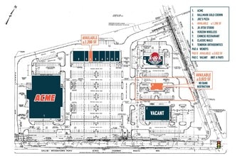 859 Rt-45, Woodstown, NJ à louer Plan de site- Image 1 de 1