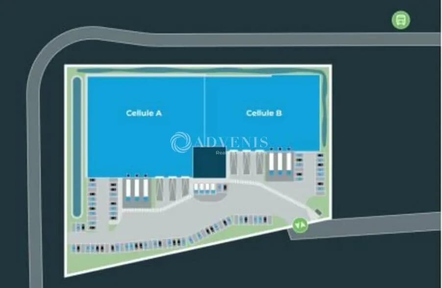 Industriel dans Tremblay-en-France à louer - Plan de site - Image 3 de 4