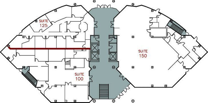 4660 La Jolla Village Dr, San Diego, CA à louer Plan d’étage- Image 1 de 1