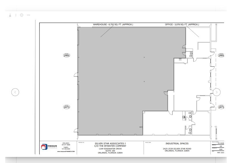 2425-2573 Silver Star Rd, Orlando, FL for lease Floor Plan- Image 1 of 1