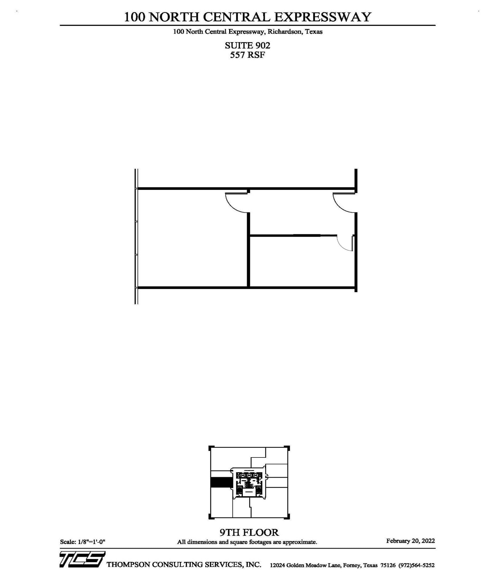 100 N Central Expy, Richardson, TX for lease Floor Plan- Image 1 of 1