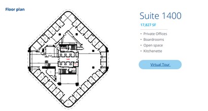 4950 Yonge St, Toronto, ON à louer Plan d’étage- Image 1 de 1