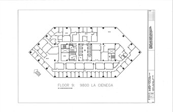 9800 S La Cienega Blvd, Inglewood, CA à louer Plan d’étage- Image 1 de 1