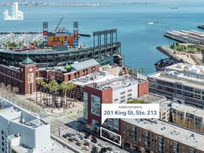 201-213 King St, San Francisco, CA - Aerial  map view
