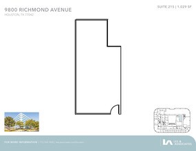 9800 Richmond Ave, Houston, TX for lease Floor Plan- Image 1 of 2