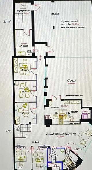Commerce de détail dans Saint-Maur-des-Fossés à louer - Plan d’étage - Image 2 de 2