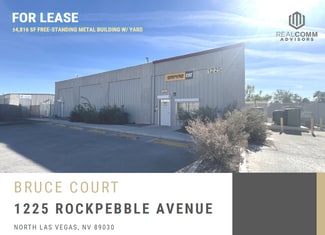 Plus de détails pour 1225 Rockpebble Ave, North Las Vegas, NV - Industriel à louer