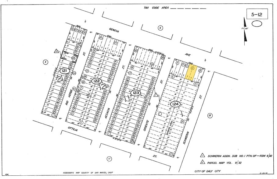 2960 Geneva Ave, Daly City, CA à vendre - Plan cadastral - Image 2 de 4