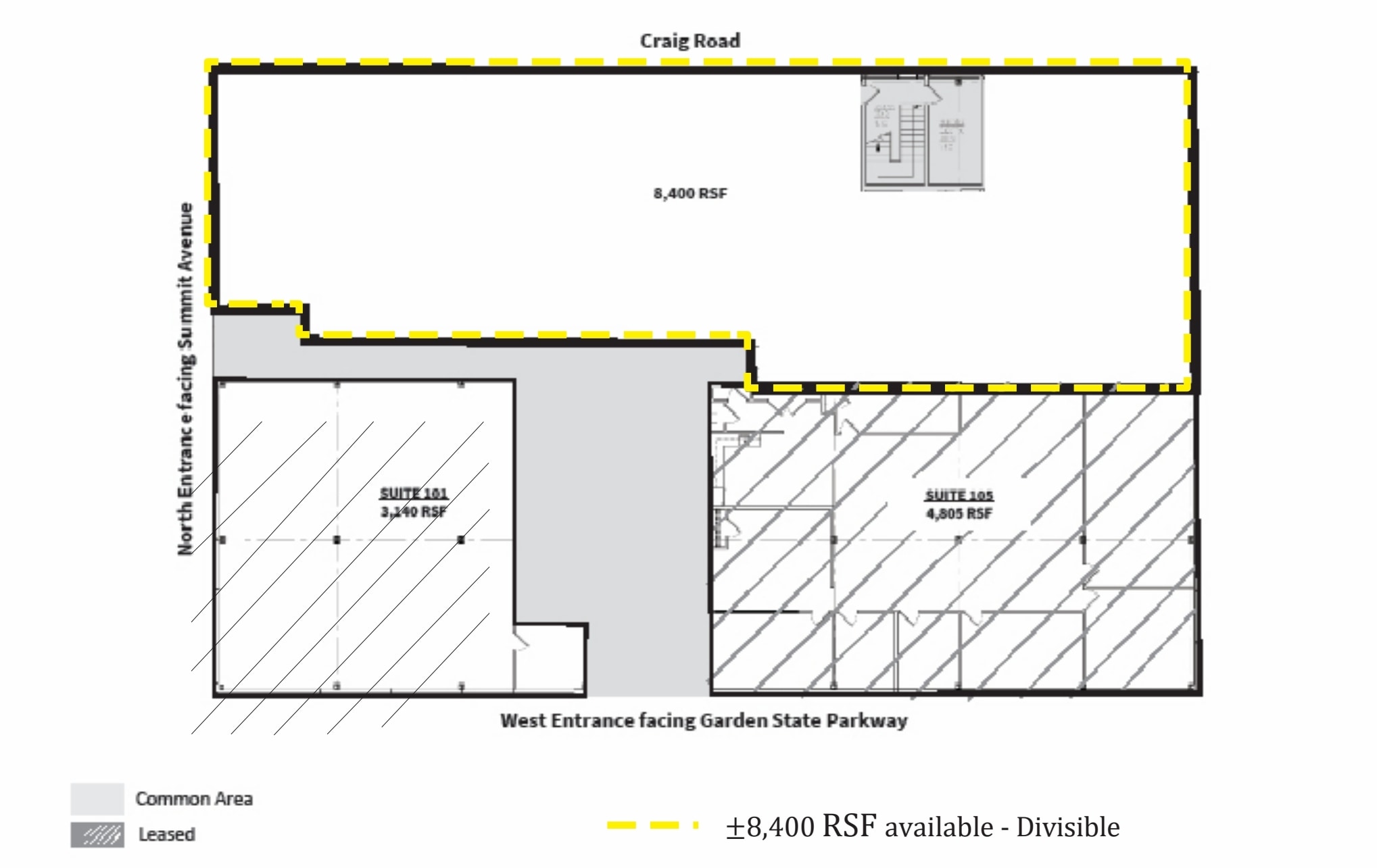 160 Summit Ave, Montvale, NJ for lease Floor Plan- Image 1 of 4