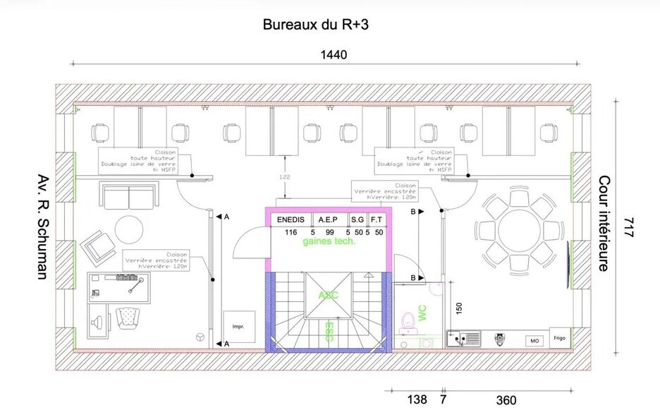 Office in Marseille for lease - Floor Plan - Image 1 of 3