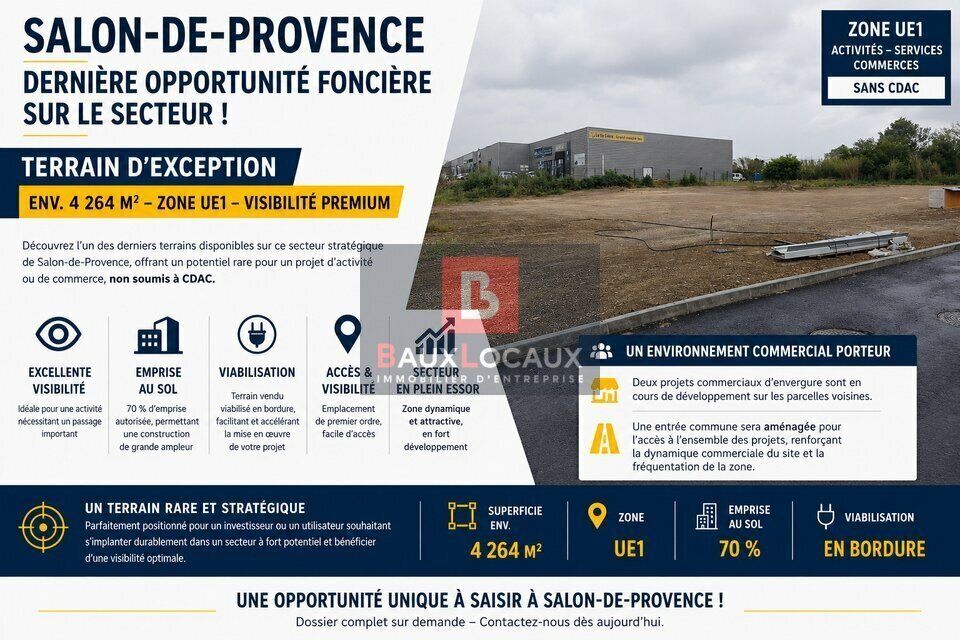 Land in Salon De Provence for sale Building Photo- Image 1 of 4