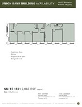 707 SW Washington St, Portland, OR for lease Floor Plan- Image 2 of 7