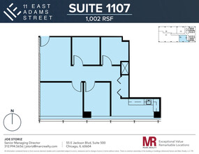 11 E Adams St, Chicago, IL for lease Floor Plan- Image 1 of 5