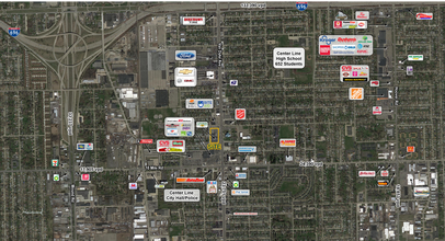 25225-25403 Van Dyke, Center Line, MI - Aerial  map view