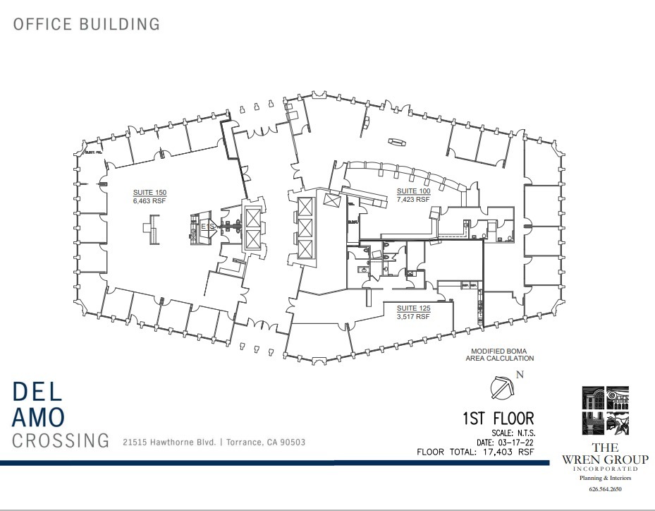 21515 Hawthorne Blvd, Torrance, CA à louer Plan d’étage- Image 1 de 1