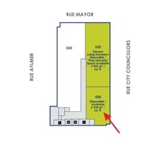 1450-1480 Rue City Councillors, Montréal, QC à louer Plan d’étage- Image 1 de 1