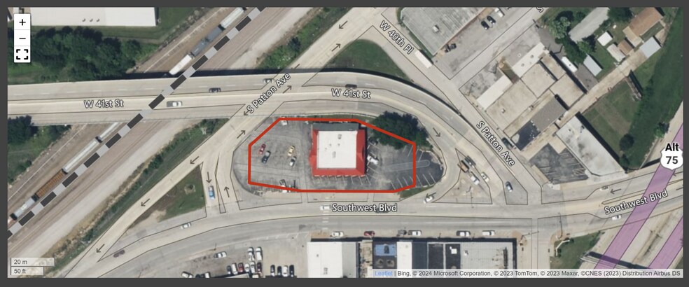 4070 Southwest Blvd, Tulsa, OK à vendre - Aérien - Image 2 de 11