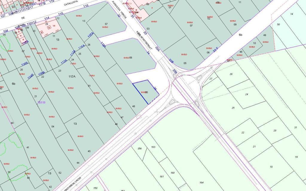 Terrain dans Alcanar, Tarragona à vendre Plan cadastral- Image 1 de 3