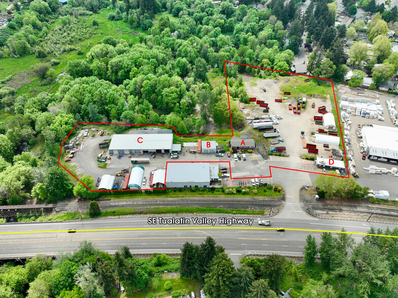 3144 SE Tualatin Valley Hwy, Hillsboro, OR for lease - Aerial - Image 2 of 7