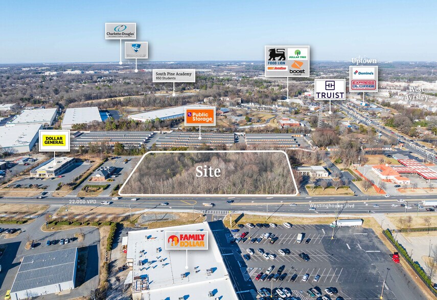 2310 Westinghouse Blvd, Charlotte, NC à vendre - Aérien - Image 3 de 4