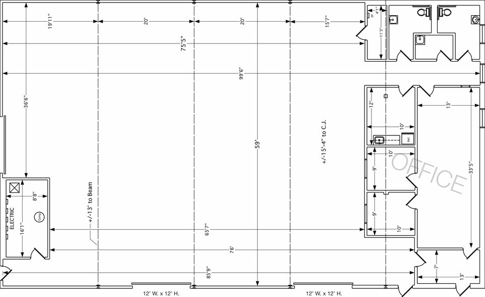 4700 S Clinton Ave, South Plainfield, NJ for lease - Floor Plan - Image 2 of 3
