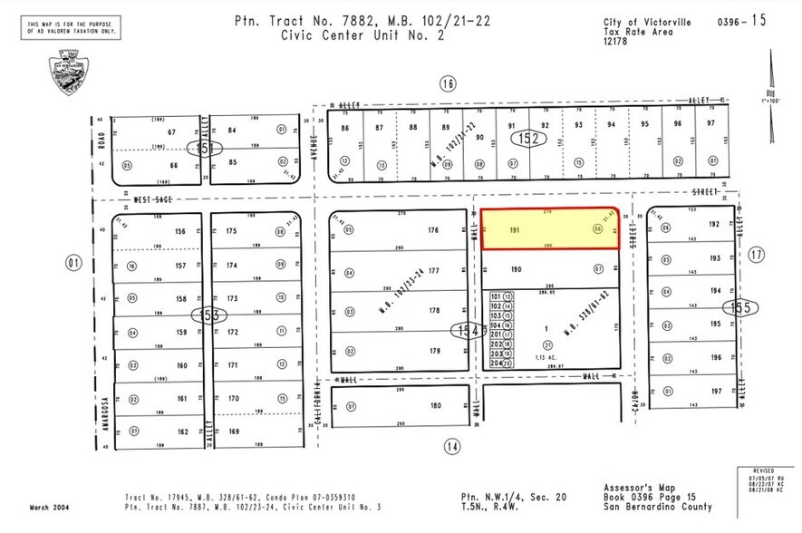 Sage St & Cajon Ave, Victorville, CA for sale - Building Photo - Image 2 of 2