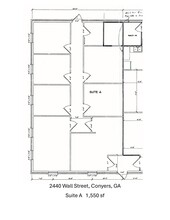 2440 Wall St, Conyers, GA for lease Site Plan- Image 2 of 2