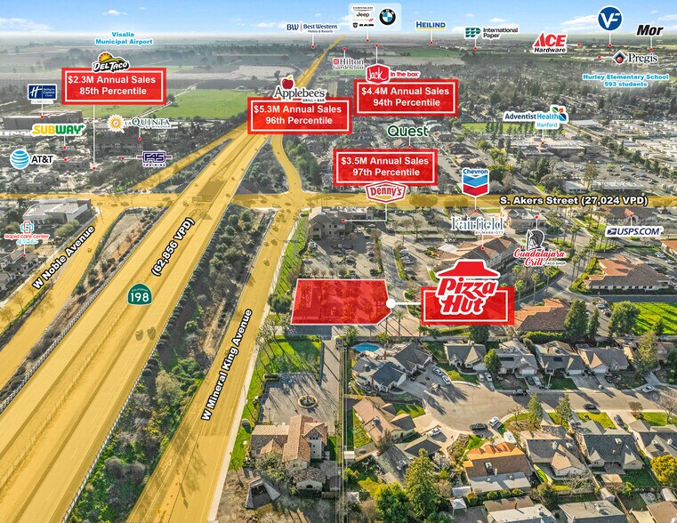 250 S Akers St, Visalia, CA à vendre - Photo du bâtiment - Image 3 de 6