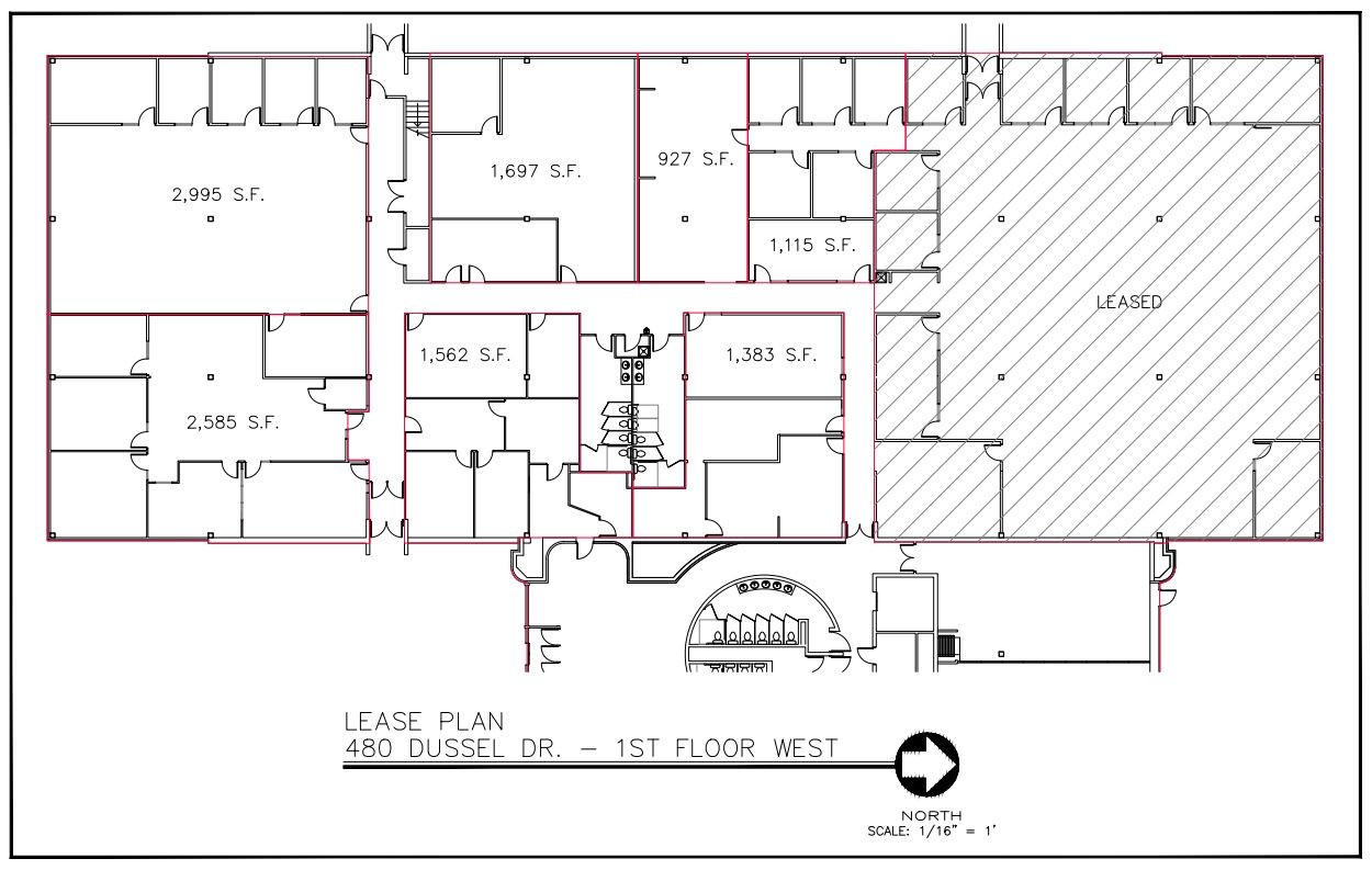 480 W Dussel Dr, Maumee, OH for lease Floor Plan- Image 1 of 1