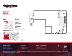 3001 Brighton Blvd, Denver, CO à louer Plan d’étage- Image 2 de 2