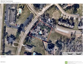 12455 Melville Dr, Montgomery, TX - AERIAL  map view